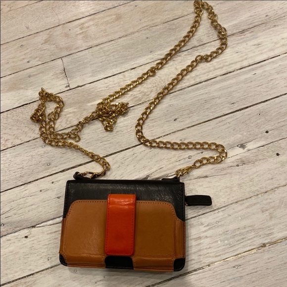 Case Mate bag. Black orange & Tan oyster SHEIN BAG - Picture 4 of 10